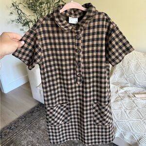 Zara gingham dress. Size 8